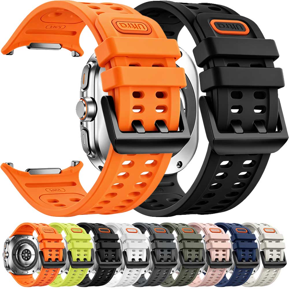 Tide Watch Surf - Pulseiras de Silicone Macio para Samsung