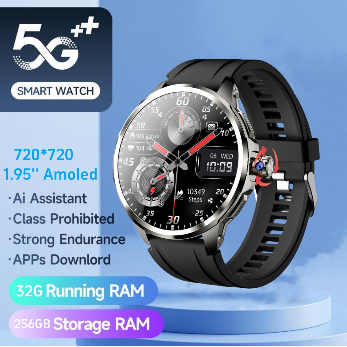 Smartwatch Watch Whatsapp - Novo relógio inteligente H99 1,95 polegadas