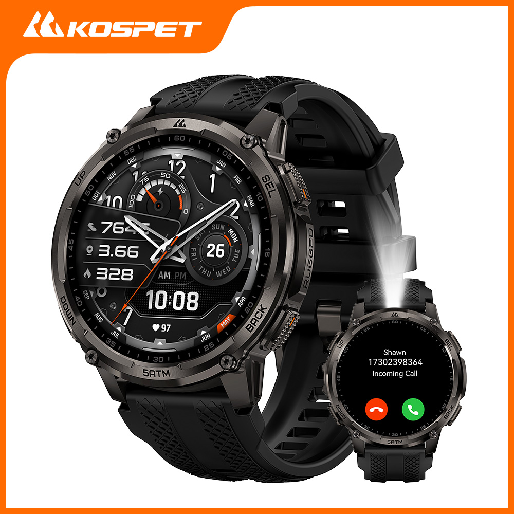 Smartwatch Health Watches - KOSPET TANK T4C Smartwatch Masculino para