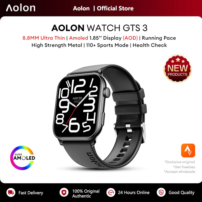 Smartwatch Watch Whatsapp - Relógio Inteligente Aolon GTS3 com Tela