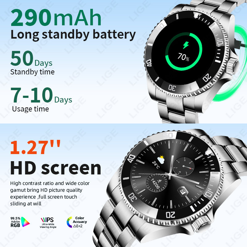 Relógio Inteligente LIGE 2026  - Smartwatch Health Watches avaliação e preço
