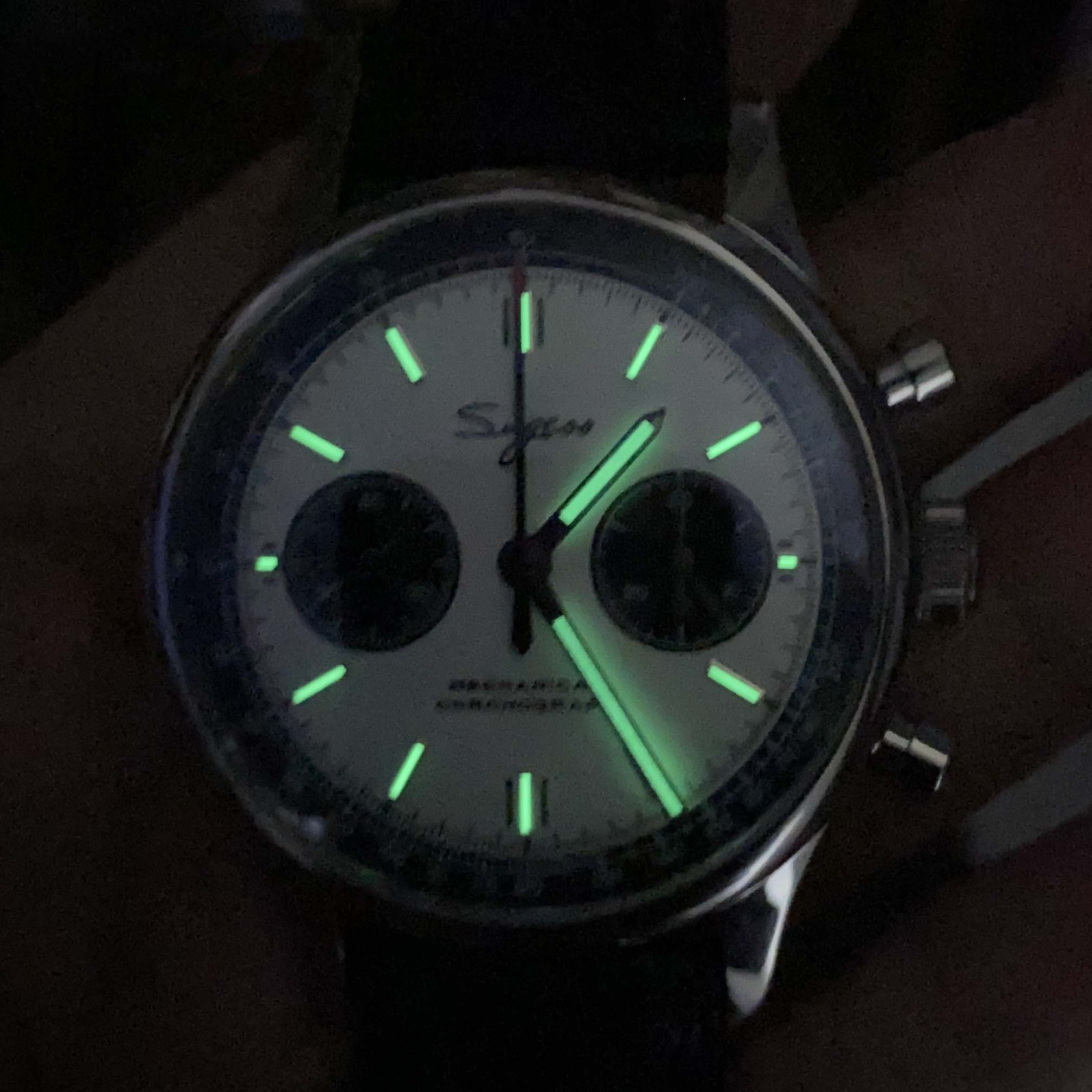 Relógio mecânico cronógrafo pi - Tide Watch Surf avaliação e preço