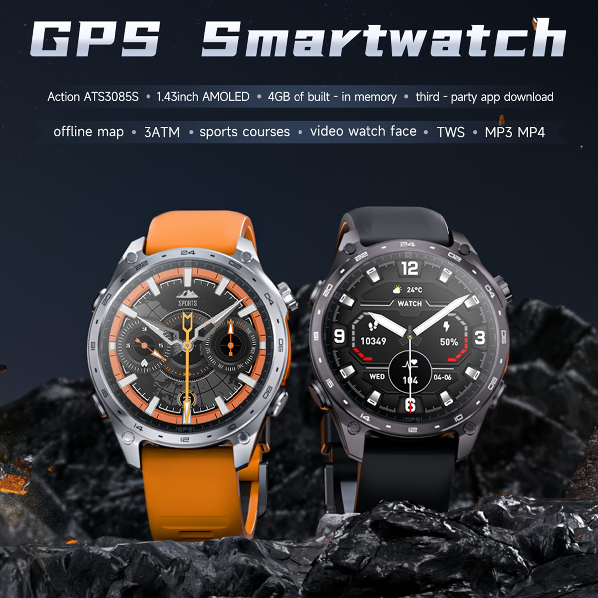 3atm à prova dwaterproof água  - Smartwatch Watch Whatsapp avaliação e preço