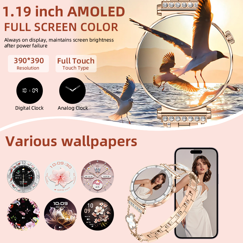 Relógio Inteligente Feminino L - Smartwatch Health Watches avaliação e preço