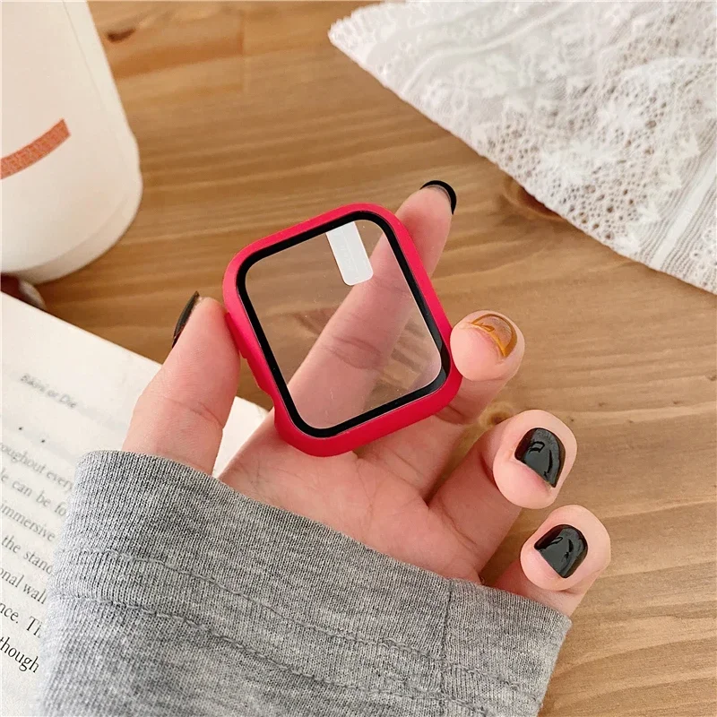 3 pacote de vidro + capa para  - Smartwatch Watches For Women Smart avaliação e preço