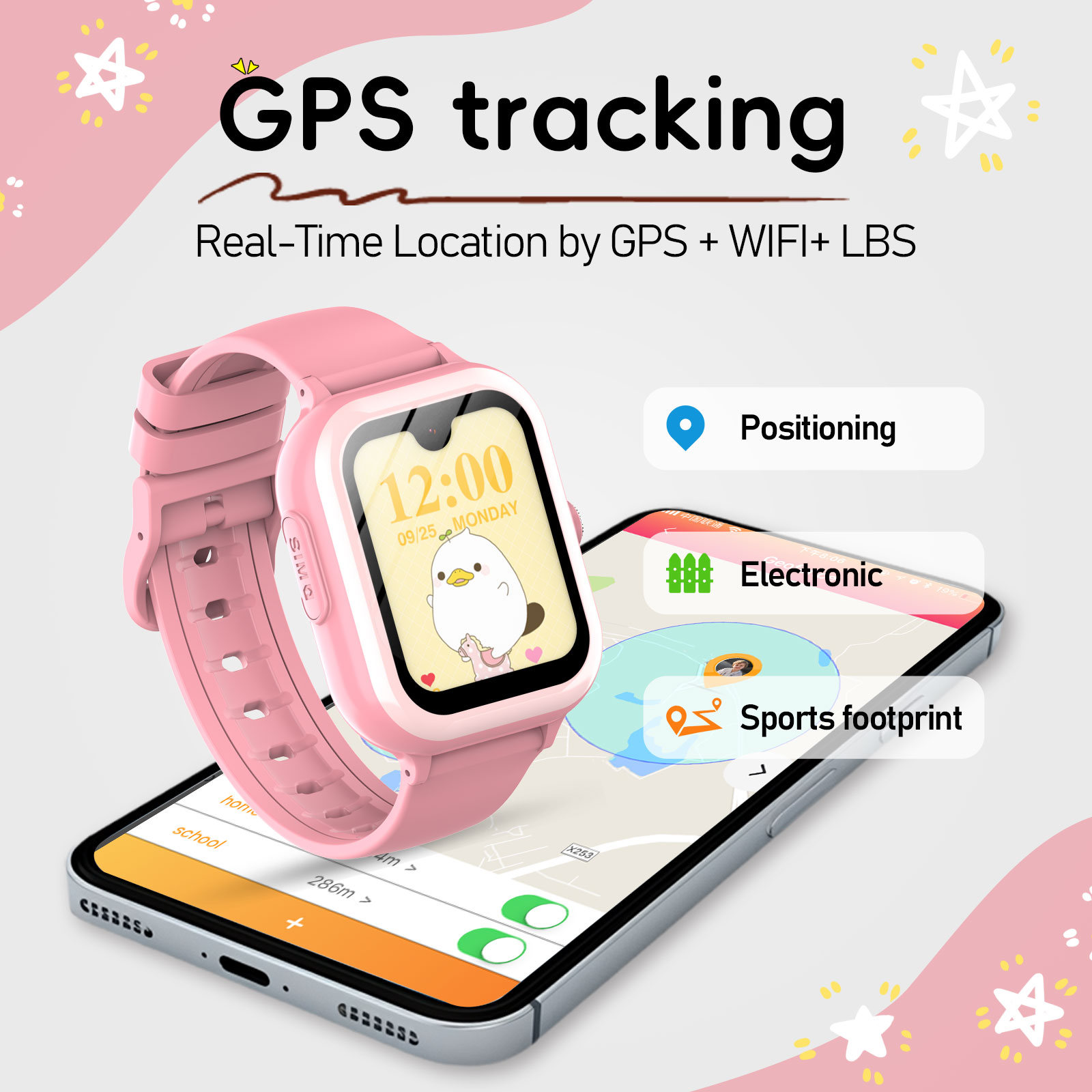 Relógio Inteligente Infantil W - Smartwatch Watch Whatsapp avaliação e preço