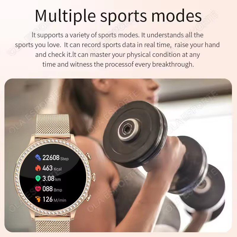 Relógio Inteligente Elegante p - Smartwatch Health Watches avaliação e preço